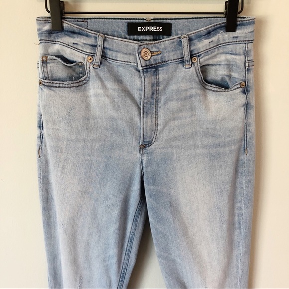 Express | High Rise Ankle Skinny Jeans - Picture 2 of 7